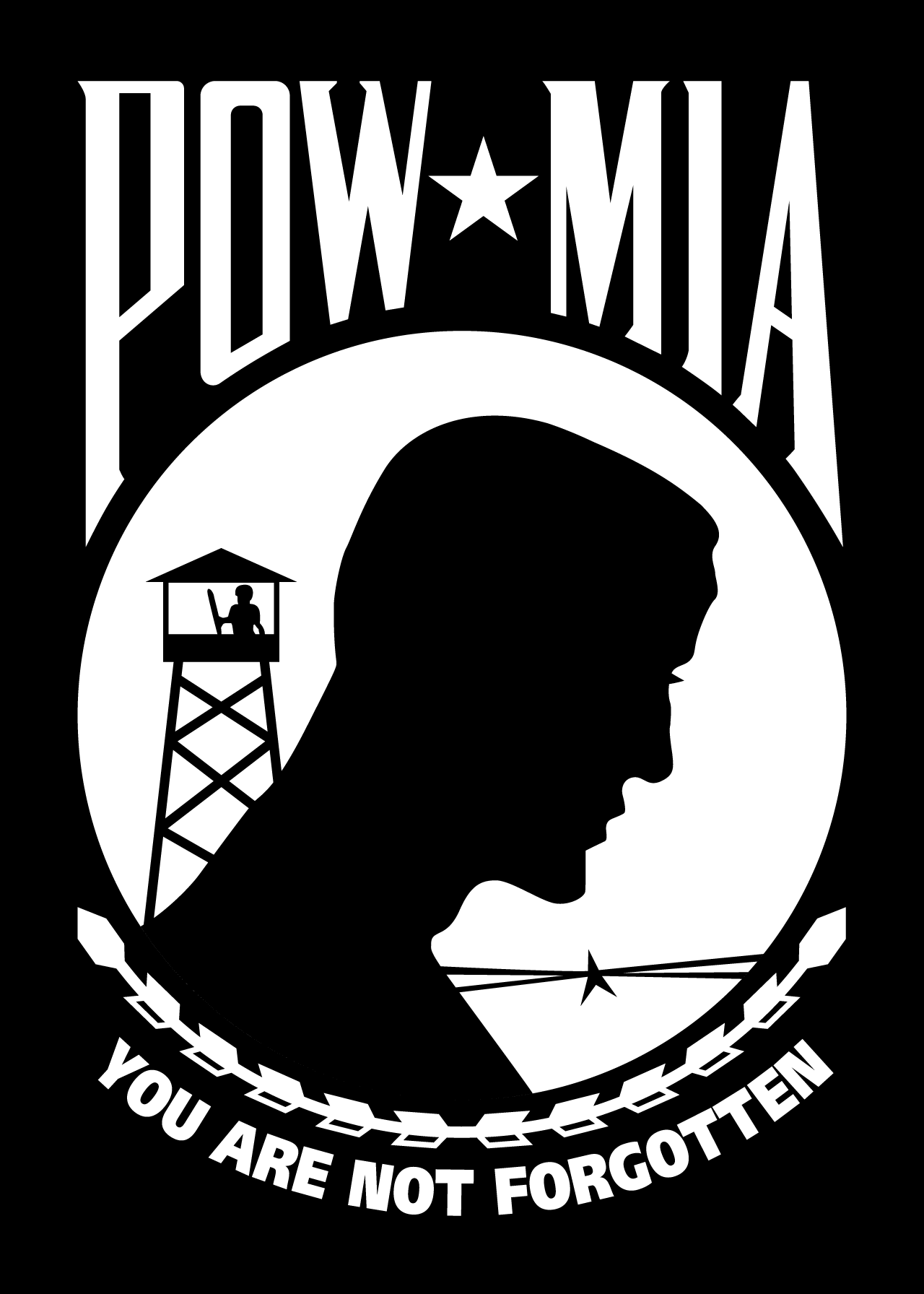 Pow-Mia-Logo-Vector